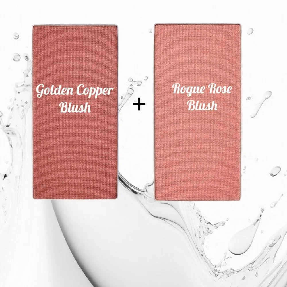 Golden Copper Shimmer Chromafusion Blush - Bundle 2